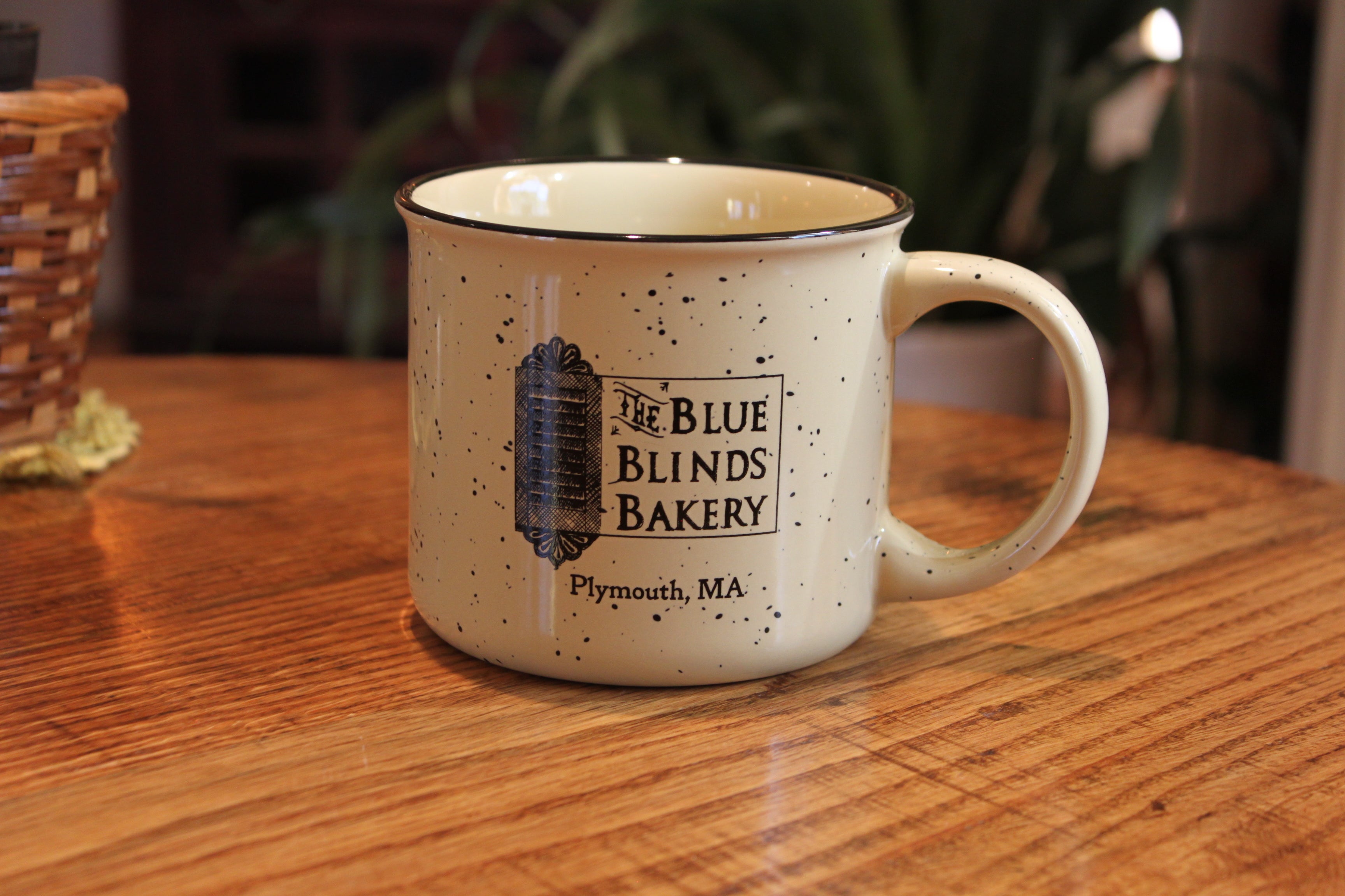 Blue Blinds Bakery Stoneware Mug